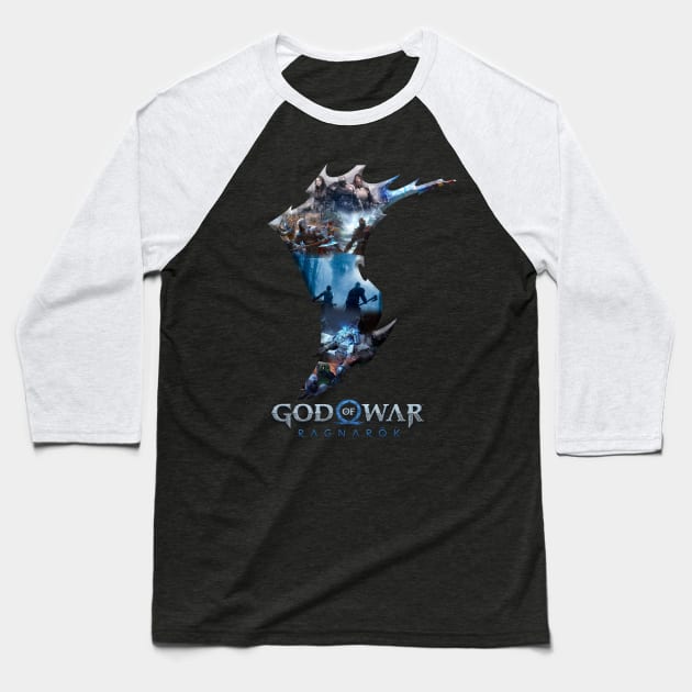 GOD OF WAR RAGNAROK Baseball T-Shirt by Losen500